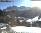 Archiv Foto Webcam Villnöss - Blick auf St. Magdalena und Geisslerspitzen 11:00