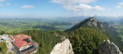 Archived image Webcam Allgäu: Castle Falkenstein 13:00