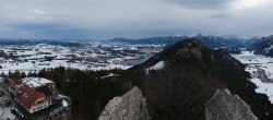 Archived image Webcam Allgäu: Castle Falkenstein 09:00