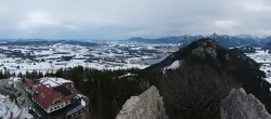 Archived image Webcam Allgäu: Castle Falkenstein 11:00