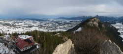 Archived image Webcam Allgäu: Castle Falkenstein 13:00