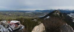 Archived image Webcam Allgäu: Castle Falkenstein 13:00