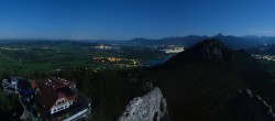 Archiv Foto Webcam Ausblick Burgruine Falkenstein 23:00