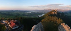 Archived image Webcam Allgäu: Castle Falkenstein 19:00