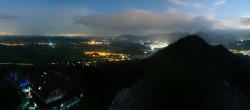 Archiv Foto Webcam Ausblick Burgruine Falkenstein 01:00