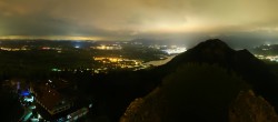 Archived image Webcam Allgäu: Castle Falkenstein 23:00