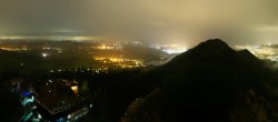 Archiv Foto Webcam Ausblick Burgruine Falkenstein 23:00