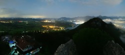 Archiv Foto Webcam Ausblick Burgruine Falkenstein 23:00