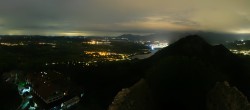 Archiv Foto Webcam Ausblick Burgruine Falkenstein 23:00