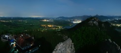 Archived image Webcam Allgäu: Castle Falkenstein 23:00