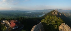 Archiv Foto Webcam Ausblick Burgruine Falkenstein 19:00