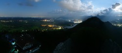 Archiv Foto Webcam Ausblick Burgruine Falkenstein 23:00