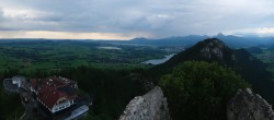 Archiv Foto Webcam Ausblick Burgruine Falkenstein 19:00