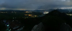Archiv Foto Webcam Ausblick Burgruine Falkenstein 01:00
