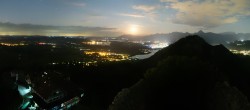 Archiv Foto Webcam Ausblick Burgruine Falkenstein 23:00