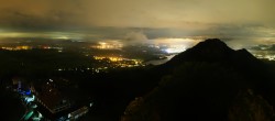 Archiv Foto Webcam Ausblick Burgruine Falkenstein 01:00