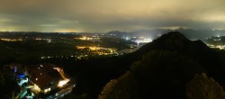 Archiv Foto Webcam Ausblick Burgruine Falkenstein 23:00