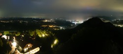Archiv Foto Webcam Ausblick Burgruine Falkenstein 21:00