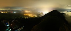 Archiv Foto Webcam Ausblick Burgruine Falkenstein 23:00