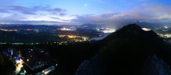 Archiv Foto Webcam Ausblick Burgruine Falkenstein 03:00