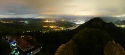 Archiv Foto Webcam Ausblick Burgruine Falkenstein 23:00