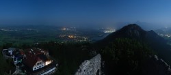 Archiv Foto Webcam Ausblick Burgruine Falkenstein 01:00