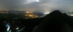 Archiv Foto Webcam Ausblick Burgruine Falkenstein 23:00