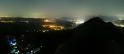 Archiv Foto Webcam Ausblick Burgruine Falkenstein 01:00