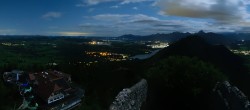 Archiv Foto Webcam Ausblick Burgruine Falkenstein 23:00