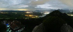 Archiv Foto Webcam Ausblick Burgruine Falkenstein 23:00