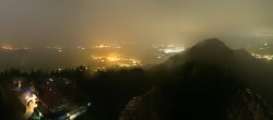 Archiv Foto Webcam Ausblick Burgruine Falkenstein 03:00