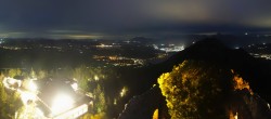 Archiv Foto Webcam Ausblick Burgruine Falkenstein 19:00