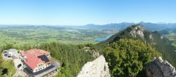 Archived image Webcam Allgäu: Castle Falkenstein 13:00