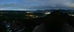 Archiv Foto Webcam Ausblick Burgruine Falkenstein 23:00