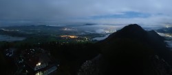 Archiv Foto Webcam Ausblick Burgruine Falkenstein 23:00