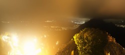 Archiv Foto Webcam Ausblick Burgruine Falkenstein 19:00