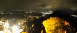 Archiv Foto Webcam Ausblick Burgruine Falkenstein 19:00