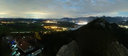 Archiv Foto Webcam Ausblick Burgruine Falkenstein 23:00