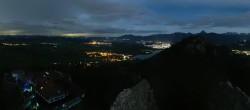 Archiv Foto Webcam Ausblick Burgruine Falkenstein 23:00
