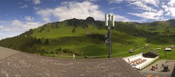 Archived image Webcam Maegisalp Meiringen Hasliberg Roundshot 09:00