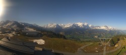 Archiv Foto Webcam Panoramacam Meiringen Hasliberg Mittelstation Käserstatt 07:00