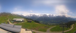 Archiv Foto Webcam Panoramacam Meiringen Hasliberg Mittelstation Käserstatt 13:00