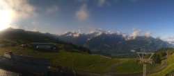 Archived image Webcam Roundshot Meiringen Hasliberg Mid-Station Kaeserstatt 05:00