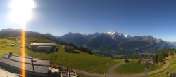 Archived image Webcam Roundshot Meiringen Hasliberg Mid-Station Kaeserstatt 09:00