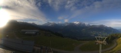 Archiv Foto Webcam Panoramacam Meiringen Hasliberg Mittelstation Käserstatt 07:00