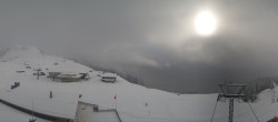 Archived image Webcam Roundshot Meiringen Hasliberg Mid-Station Kaeserstatt 13:00