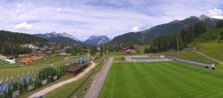 Archived image Webcam Panoramic view Seefeld Casino Arena 13:00
