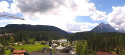 Archiv Foto Webcam Rundblick Leutasch 13:00