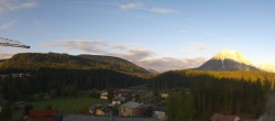 Archiv Foto Webcam Rundblick Leutasch 05:00
