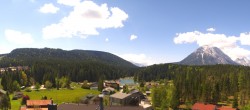 Archiv Foto Webcam Rundblick Leutasch 11:00
